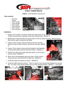 BMR Installation Instructions for STB012