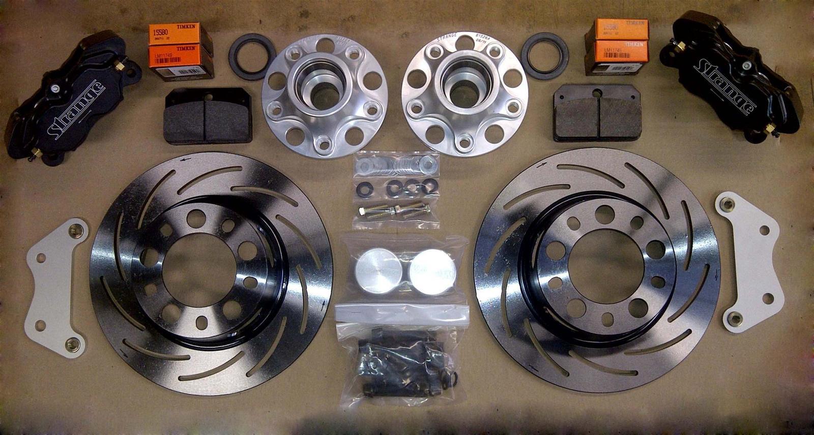 BMR Suspension B4145WC Strange Pro Front Disc Brake Kit, Drag Race