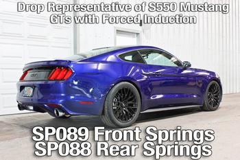 SP089 - Lowering Springs, Front, Minimum Drop, Performance Version