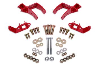 Coilover conversion kit, rear, non-adjustable, shock mount, without CAB