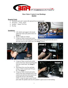 BMR Installation Instructions for BK004