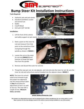 BMR Installation Instructions for BSK551