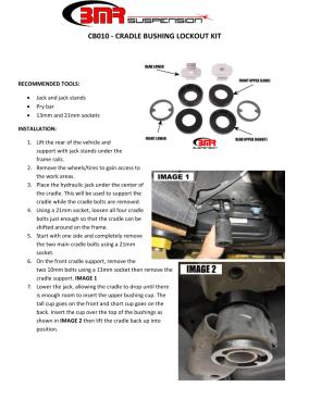 BMR Installation Instructions for CB010