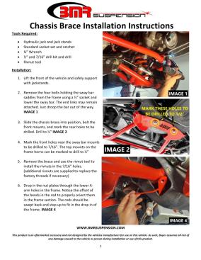 BMR Installation Instructions for CB400