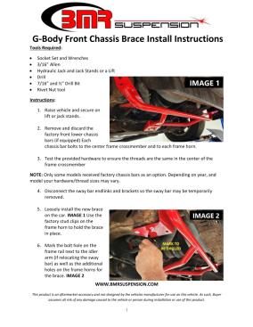 BMR Installation Instructions for CB460