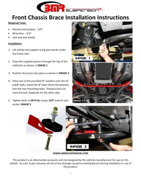BMR Installation Instructions for CB771