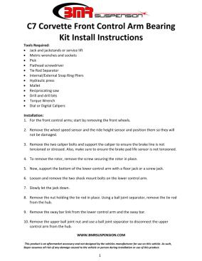 BMR Installation Instructions for CBK576