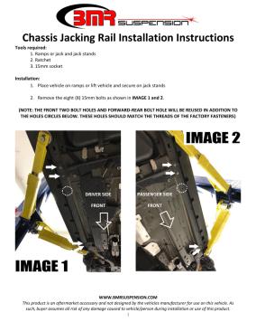 BMR Installation Instructions for CJR760