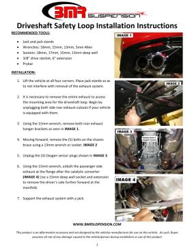 BMR Installation Instructions for DSL019