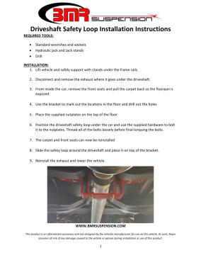 BMR Installation Instructions for DSL410