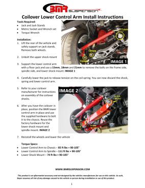 BMR Installation Instructions for LCA361