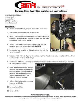 BMR Installation Instructions for SB033