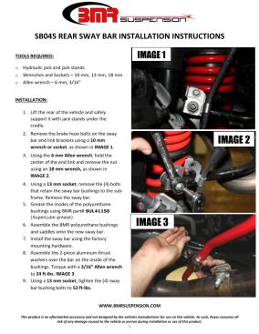 BMR Installation Instructions for SB045