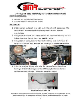 BMR Installation Instructions for SB345