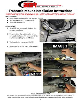 BMR Installation Instructions for TM570