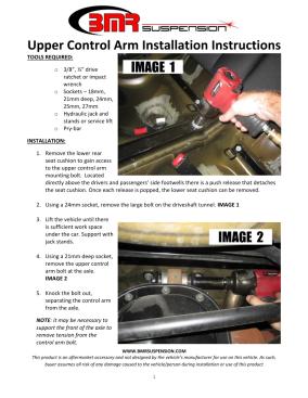 BMR Installation Instructions for UTCA032