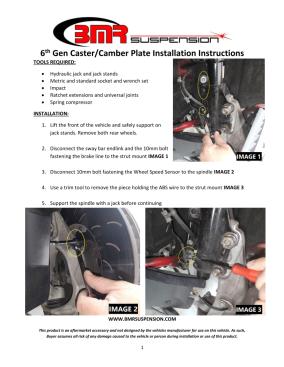 BMR Installation Instructions for WAK360