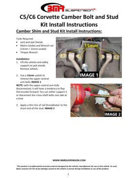 BMR Installation Instructions for WAK560