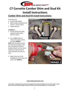 BMR Installation Instructions for WAK570
