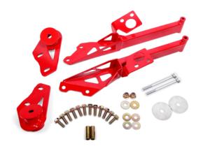 High Resolution Image - CB762 BMR IRS Subframe Support Brace System For S550 Mustang - BMR Suspension
