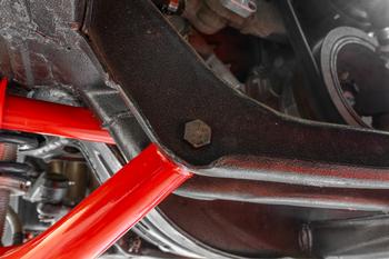 AAL316 - A-arms, Lower, Delrin, Std Ball Joint, Rear Bump Stops      