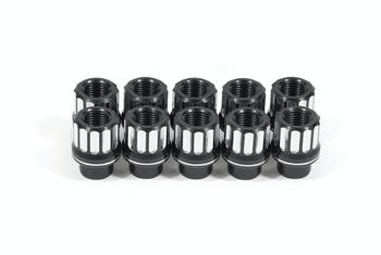 LNK024 Lug Nut Kit, 14mm X 1.50 RH, Shank, 12-pt, Alum, Set Of 10