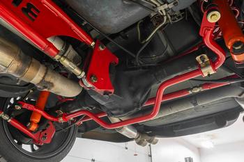 SB003 - Sway Bar Kit With Bushings, Rear, Hollow 25mm