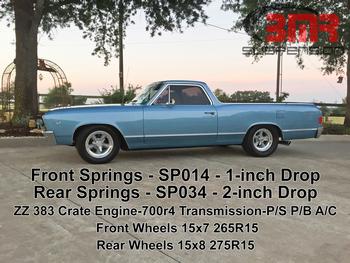 SP014 - Lowering Springs, Rear, 1